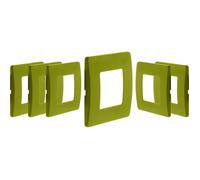 Lot de 6 plaques de finition Clarys - vert anis - Zenitech