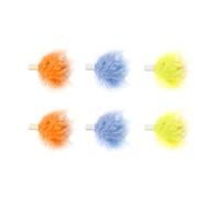 Lot de 6 plumes de rechange pour chat interactif intelligent - Boîte magique Ambush amusante (plume)