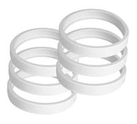 Lot de 6 pneus tout usage pour nettoyeur de piscine Polaris 180 280 360 380 C10 - NETBOAT - Gomme Tendre - Blanc