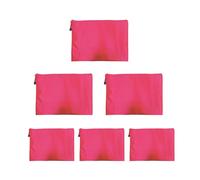 Lot de 6 pochettes de rangement à fermeture éclair Oxford résistantes à l'eau pour documents
