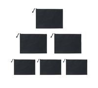 Lot de 6 pochettes de rangement imperméables Oxford pour documents - Avec fermeture éclair - Pour documents de voyage