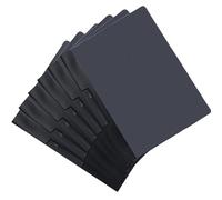 Lot de 6 pochettes pour documents de test avec pince rotative latérale ouverte pour documents de test