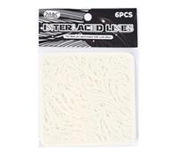 Lot de 6 pochoirs papillon pour dessin, peinture florale pour projet artistique, dessin papillon, journal, fleurs