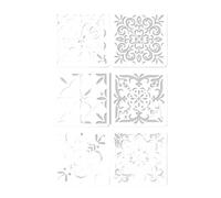 Lot de 6 pochoirs pour scrapbooking, cartes faites à la main, projets artistiques, journaux intimes