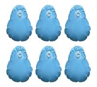 Lot de 6 poids fiables pour bâche de piscine avec crochet de fixation pour l'hiver (bleu peu profond)