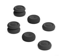 Lot de 6 poignées de pouce en silicone pour Steam Deck pour Oled pour Rog - Housses antidérapantes - Accessoires de jeu - Noir, vert, violet, jaune (vert)