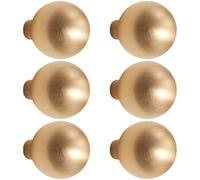 Lot de 6 poignées de tiroir en alliage métallique faciles à installer pour meubles de maison