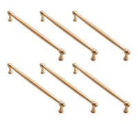 Lot de 6 poignées de tiroir en alliage métallique faciles à installer pour meubles de maison