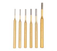 Lot de 6 poinçons de centrage - Localisateur de trous - Burin de maçon pour le marquage des métaux, le béton et le positionnement de précision (B)