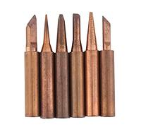 Lot de 6 pointes de fer à souder, 4 mm de diamètre extérieur pour station de soudure 936 937 938 969 8586 852D