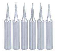 Lot de 6 pointes de fer à souder, pannes à souder, réacteur de panne à souder 900M-T-I, kit de pannes à souder de rechange, pour pistolet à souder, station de soudure, etc