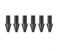 Lot de 6 pointes de rechange pour papier Pro Stylus Marker Plus Tilt Support 4096 Niveaux de pression résistants à l'usure Sans danger pour écran Noir 5,2 mm pour écriture numérique et dessin