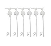 Lot de 6 Pompes de Rechange avec Tube réglable, mécanisme de Verrouillage étanche, Compatible avec Bouteilles de 1 Gallon, Distributeur de Savon Liquide, tête de Pompe verrouillable pour Voyage