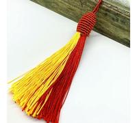 Lot de 6 pompons en soie à suspendre de 15 cm pour couture et décoration de rideaux