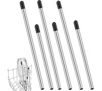 Lot de 6 porte-bouteilles en acier inoxydable pour lave-vaisselle - Support pour bouteilles Sodastream - Support en verre extra solide pour lave-vaisselle - Accessoires pour porte-bouteilles et