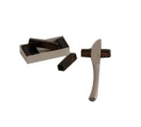 Lot de 6 Porte-couteaux nacré marron