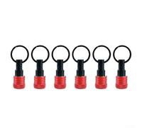 Lot de 6 porte-embouts de tournevis - Adaptateur de chaîne d'extension conçu pour tige hexagonale de 6,35 mm avec roulement à billes pour un maintien sûr de l'embout et un changement facile d'embout