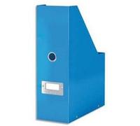Lot de 6 Porte-revues Clic&Store, dimensions : L10,3 x H33 x P2,3 cm bleu Wow G