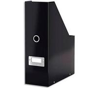 Lot de 6 Porte-revues Clic&Store, dimensions : L10,3 x H33 x P2,3 cm noir G