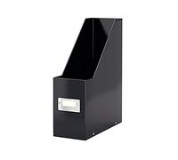 Lot de 6 Porte-revues Click & Store Wow, format 24x32, en PP, coloris noir