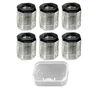 Lot de 6 porte-vis magnétiques - Accessoire transparent pour outils à main | Magnétique pour vis de perceuse électrique - Pour débutants et travailleurs