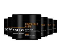 Lot de 6 pots de pâte Syoss Power Hold 150 ml