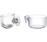 Lot de 6 pots de plantes en verre pour aquarium avec ventouses pour décoration d'aquarium