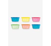Lot de 6 pots pour encas multicolore TU