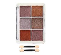 Lot de 6 poudres à ongles colorées effet métal doré pour vernis gel UV chromé effet art décoration