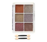 Lot de 6 poudres à ongles colorées effet métal doré pour vernis gel UV chromé effet art décoration