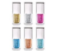 Lot de 6 poudres scintillantes pour ongles holographiques Finition miroir pour fêtes et usage quotidien