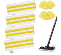 Lot de 6 pour Kärcher EasyFix Bonnettes Nettoyeurs Vapeur Serpillere Recharge Kit pour Kärcher EasyFix SC2 SC5 Microfibre Lingette