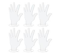 Lot de 6 présentoirs en acrylique pour plusieurs bracelets et bijoux