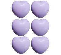Lot de 6 presse-doigts en forme de cœur - Équipement de fitness portable en polyuréthane pour adultes et