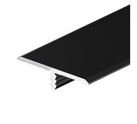 Lot de 6 profilés de transition en aluminium pour portes - Seuils métalliques pour ouvertures de portes - Profil de transition de 91 cm de long pour sols en bois et carrelage - Pour plinthe intérieure