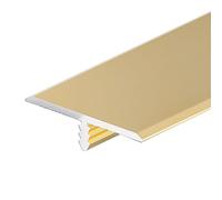Lot de 6 profilés de transition en aluminium pour portes - Seuils métalliques pour ouvertures de portes - 91 cm de long - Pour sols en bois et carrelage - Plinthe intérieure / seuil de porte - Largeur