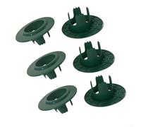 Lot de 6 protecteurs de tête d'arrosage pour pelouse - Vert - Pour réduire les dommages causés par les voitures et les tondeuses