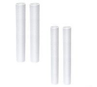 Lot de 6 protections d'arbre rigides en polypropylène pour protection du tronc, tubes de protection contre les cerfs et les rongeurs, manchons de protection faciles à installer pour jeunes arbres de