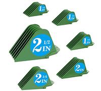 Lot de 6 protections de tondeuse à cheveux compatibles avec Wahl 10, 12, 14, 16, 18, 20, 6 pièces extra longues, guides de tondeuse de 6,3 cm, plusieurs tailles, universels 6,3 cm, 5,7 cm, 5,1 cm, 4,4