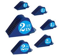 Lot de 6 protections de tondeuse pour tondeuse Wahl 10, 12, 14, 16, 18, 20 - 6 pièces extra longues - Guides de tondeuse de 6,3 cm - Plusieurs tailles - Universel : 6,3 cm, 5,7 cm, 5,1 cm, 4,4 cm, 3,8