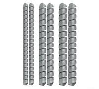 Lot de 6 protections réglables en plastique pour tronc d'arbre - Protection en spirale pour jeunes arbres - Ajustement flexible pour se défendre contre les cerfs, les rongeurs, les lapins et