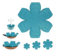 Lot de 6 protège-poêles en feutre - 3 tailles différentes - Tapis d'isolation thermique réglable et antidérapant - Protection contre les rayures - 25/20/15 cm