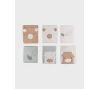 Noukies Protèges-barreaux Fluffy Orso & Lily – Fixation scratch, 60x120/70x140 – Lot de 6 Écru