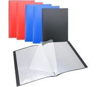 Lot de 6 Protèges Documents A4 - WAYTEX - 931400P - 40 vues - Couverture Polypro Souple - Couleurs Assorties