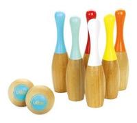 Lot de 6 quilles bowling bicolores Vilac G