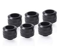 Lot de 6 Raccords à compression pour Tube Ø16mm Eiszapfen Pro (Noir)