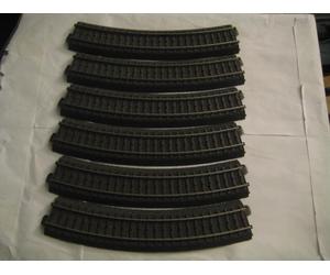 Lot De 6 Rails Courbés C Marklin H0 24130 Du Set De Démarrage Numérique Neuf