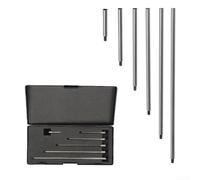 Lot de 6 rallonges filetées M2.5 pour indicateur de profondeur DIAL 25-152 mm, kit d'outils de mesure en métal pour inspection