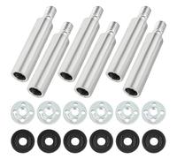 Lot De 6 Rallonges M10 Pour Meuleuse D'Angle, Tige De Bielle, Tige De Bielle, Rallonge Rotative, En Acier Inoxydable, Accessoire De Polissage Pour Meuleuse D'Angle