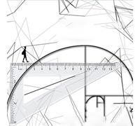 Lot de 6 rapporteurs de mathématiques en plastique transparent (15,5 cm et 10 cm), règles triangulaires 45°/60°, règles à double échelle de 15,2 cm et 30,5 cm pour étudiants et rédaction (rose)